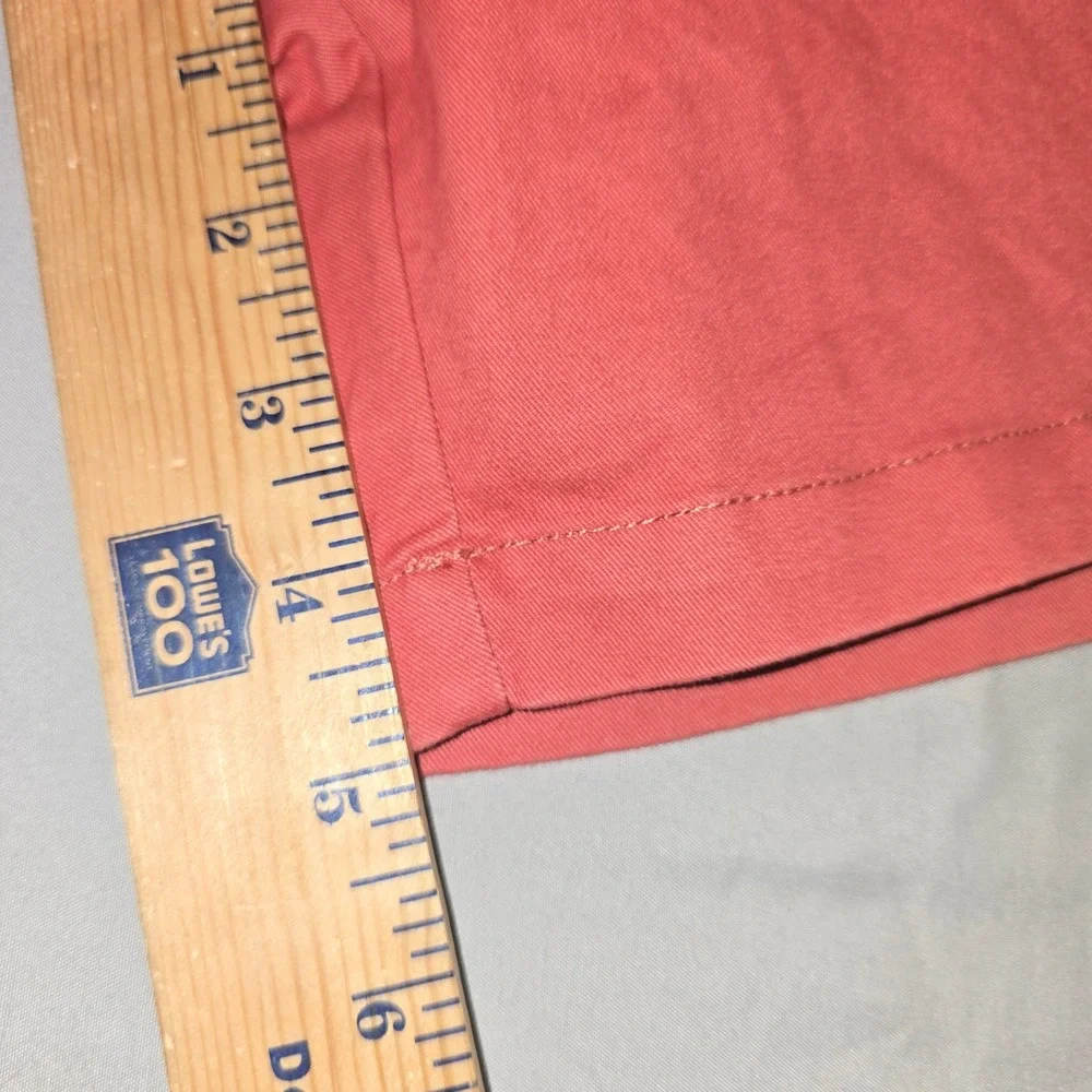 Eddie Bauer Willit Shorts 16 Womens‎ Cayenne Coral Legend Wash Stretch NEW
